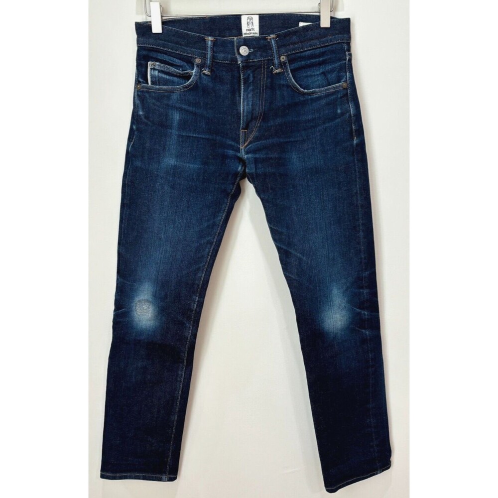 Hiroshi Kato Jeans Mens 28x33 Selvedge Denim Needle Skinny Stretch Raw Wash